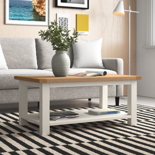 FERNLEAF Valjean Open Coffee Table with Storage