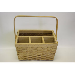 DESTI DESIGN Wood Rectangle Flatware Caddy