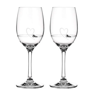 PIP STUDIO Petit 240ml Crystal All Purpose Wine Glass (Set of 2)