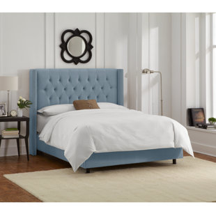 WAYFAIR CUSTOM UPHOLSTERY™ Rita Upholstered Metal Wingback Bed