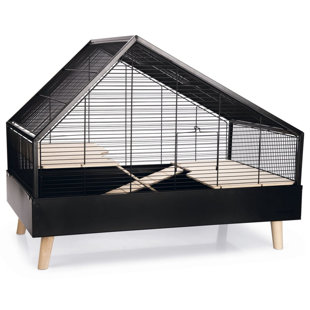 ARCHIE & OSCAR Beeztees Rodent Cage Ayaz 78 x 48 x 61cm Black