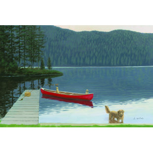 LOON PEAK® Happy Place III On Canvas by James Wiens Painting