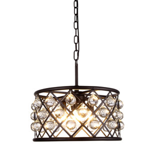MERCER41 Swinney 4 - Light Drum Chandelier