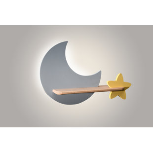 CANDELLUX LIGHTING LED-Bündige Wandleuchte 1-flammigaus Massivholz