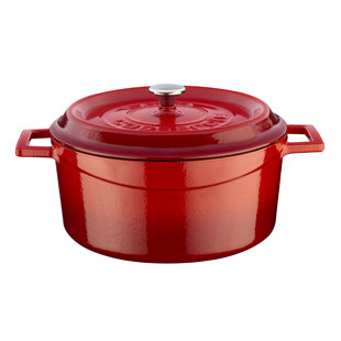 Lava Cast Iron Enameled Round Multi Purpose With Trendy Lid