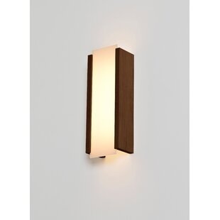 CERNO Capio Solid Wood LED Flush Mounted Sconce