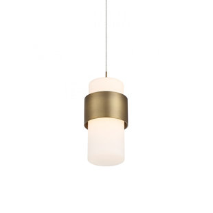 DWELED Banded 1 - Light LED Cylinder Pendant