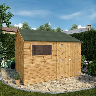 MERCIA GARDEN PRODUCTS Mercia 10 x 10ft Premium Shiplap Reverse Apex Workshop