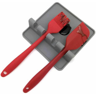PREP & SAVOUR Silicone Rectangle Utensil Crock