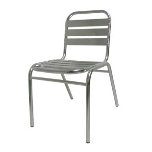 H&D RESTAURANT SUPPLY, INC. Farnum Outdoor Stacking Dining Side Chair