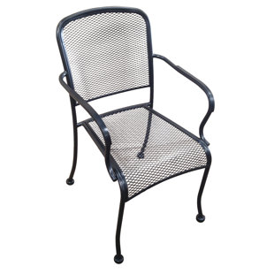 H&D RESTAURANT SUPPLY, INC. Chaires Outdoor Stacking Dining Armchair (Set of 4)
