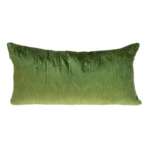 PARKLAND COLLECTION Aleta Geometric Stitched Cotton Throw Pillow