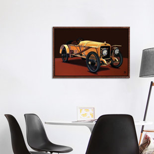 ICANVAS Hispano Suiza T15 Alfonso XIII 1912 by Paul Meijering - Floater Frame Gallery-Wrapped Canvas Giclée on Canvas