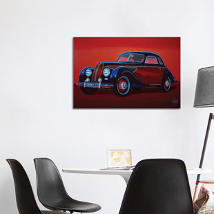 ICANVAS EMW BMW 1951 by Paul Meijering - Wrapped Canvas Gallery-Wrapped Canvas Giclée