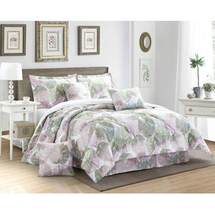 PERGO CLASSICS Tooborac Green/Pink Plain Weave Bedspread