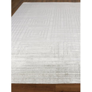 EXQUISITE RUGS Castelli Geometric Hand-Loomed Ivory Area Rug