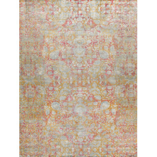 EXQUISITE RUGS Antolini Viscose Abstract Rug