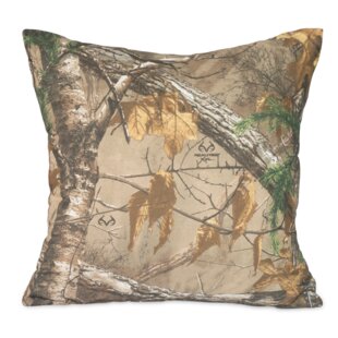 Realtree Xtra 100% Polycotton Camouflage & Hunting Camo Square Pillow 18"x18"