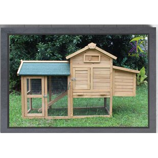 KANG KAI One Side Outdoor Wooden Chicken Coop