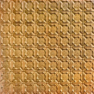 FROMPLAINTOBEAUTIFULINHOURS Chain Mail 2 Ft. X 2 Ft. Drop-In Tin Ceiling Tile (Set of 12)