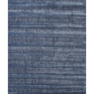 BOKARA RUG CO., INC. Hand-Knotted High-Quality Navy Area Rug