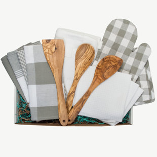 DUNROVEN HOUSE, INC. Kitchen Towel Linen Set (Set of 7)