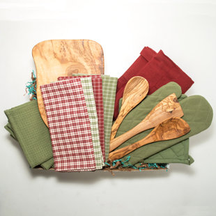 DUNROVEN HOUSE, INC. Kitchen Towel Linen Set (Set of 8)