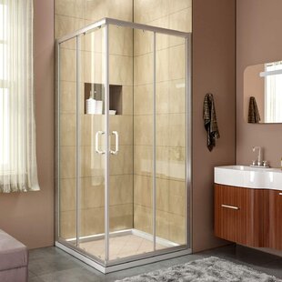 VTI 34" W x 34" D x 72" H Framed Square Door Opening Shower Enclosure