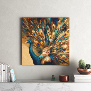 LANGLEY STREET Leinwandbild Proud Peacock von Julianne Marcoux