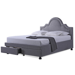 WHOLESALE INTERIORS Upholstered Platform Storage Bed
