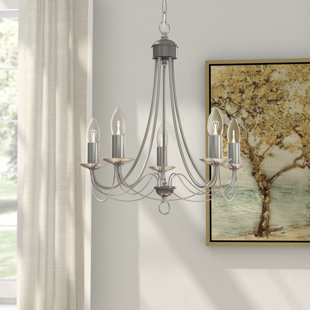 THREE POSTS Arness 5-Light Candle Style Chandelier