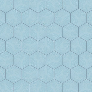 MEROLA TILE Gaudi Hex 9" x 10" Porcelain Patterned Wall & Floor Tile