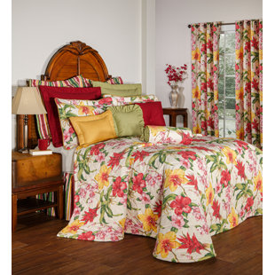 ADAMSTOWN AT HOME Cotton Floral Coverlet