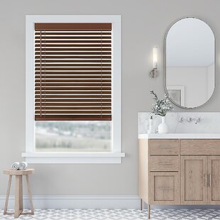 LEVOLOR Custom Cordless Faux Wood Horizontal Blind, Harmony Collection