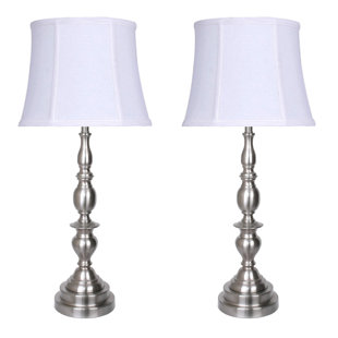 CHARLTON HOME® Deason Metal Table Lamp (Set of 2)