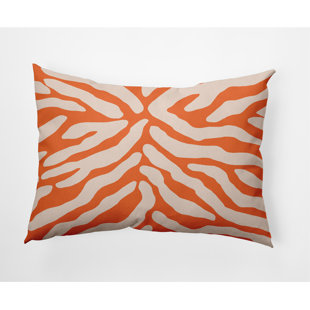 E BY DESIGN Animal Print Indoor/Outdoor Reversible Throw Pillow