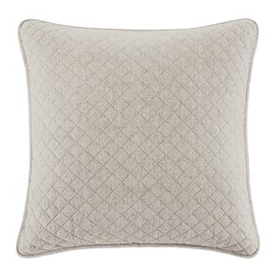 INDIGO HILL BY HIEND ACCENTS Anna Diamond Quilted Classic Chic Casual Modern Rustic Euro Sham 27 x 27 inch