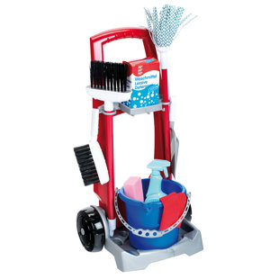 THEO KLEIN Kids Pretend Play Cleaning Cart Set