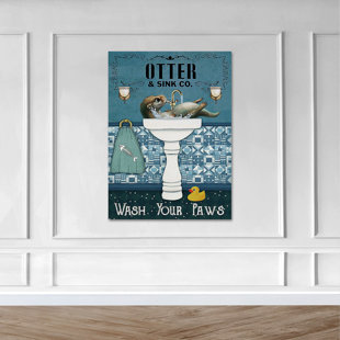 TRINX " Otter Playing In Sink "