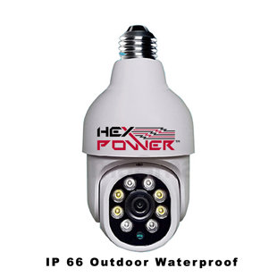 NATO SPORTY 1080P 2MP Light Bulb Security Camera, 360 Degree Pan Tilt Panoramic IP Camera, Smart Home Camera