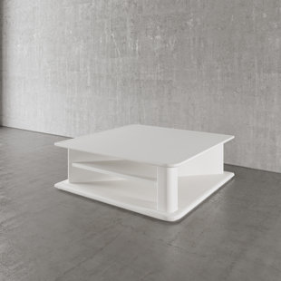 CASA ISPIRATA Cannello Transitional Wood Square Coffee Table