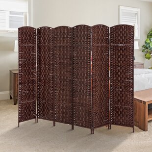 BAY ISLE HOME™ Roche Solid Wood Folding Room Divider