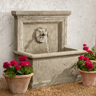 CAMPANIA INTERNATIONAL St. Aubin Hand Crafted Weather Resistant Floor Fountain