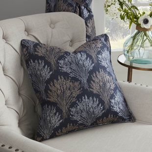 ASHLEY WILDE CURTAINS Kimpton Feathers Floral Square Scatter Cushion Cushion With Filling