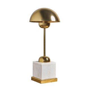 CANORA GREY Shonnard 61Cm Gold/White Buffet Table Lamp