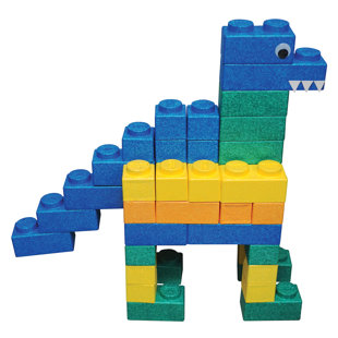 Creativity Street® Gorilla Blocks Extra Large Building Blocks, Assorted Colors, 3-1/2" X 3-1/2" To 3-1/2" X 10-3/4", 66 Pieces