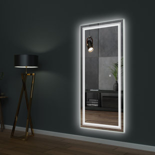 ORREN ELLIS Ollene Rectangle LED Wall Mirror