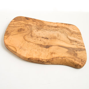 DUNROVEN HOUSE, INC. Olive Wood Natural Shape Medium Cutting Board
