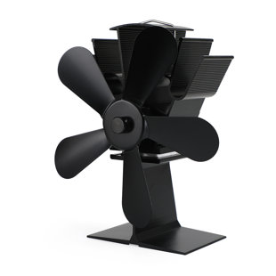 SYMPLE STUFF Cullison Wood Stove Fan 5 Blades Bellow And Blower