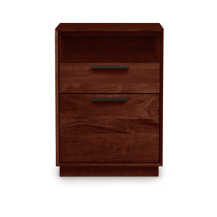 COPELAND FURNITURE Linear 18'' Wide 2 -Drawer Solid Wood File Cabinet